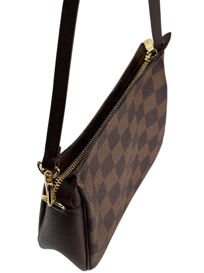 LOUIS VUITTON - Damier Trousse Makeup Pouch Hand Bag 