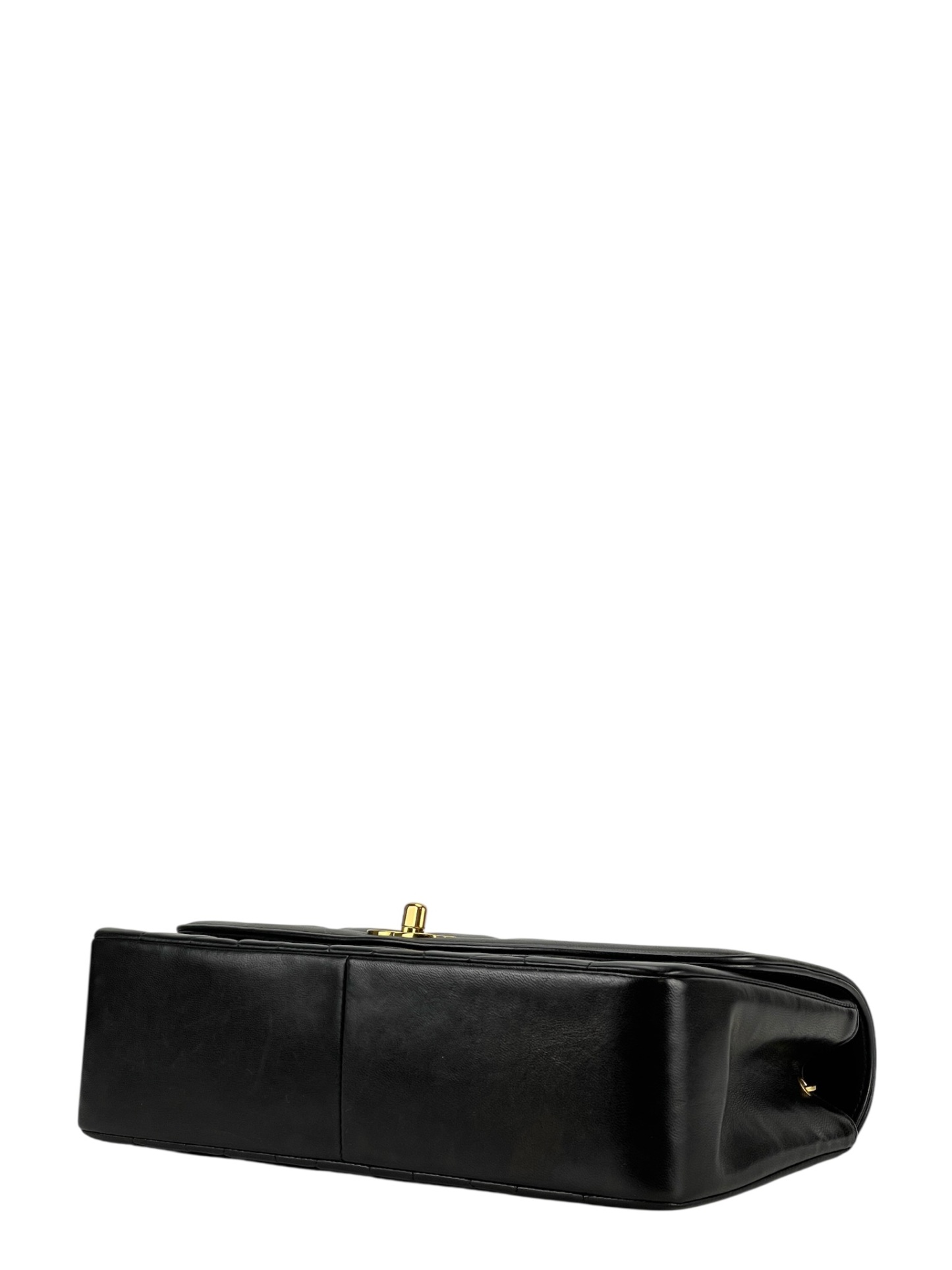 CHANEL - Black Lambskin Medium Diana Shoulder Bag