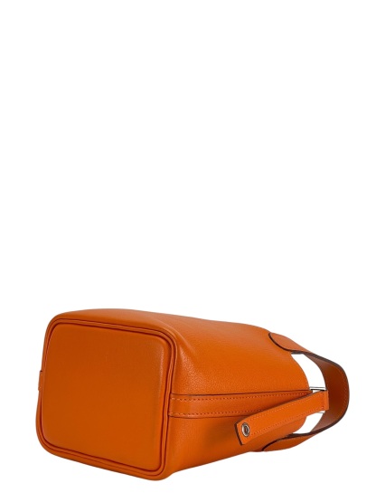 HERMES - Picotin 14 Orange Swift Gold Hardware