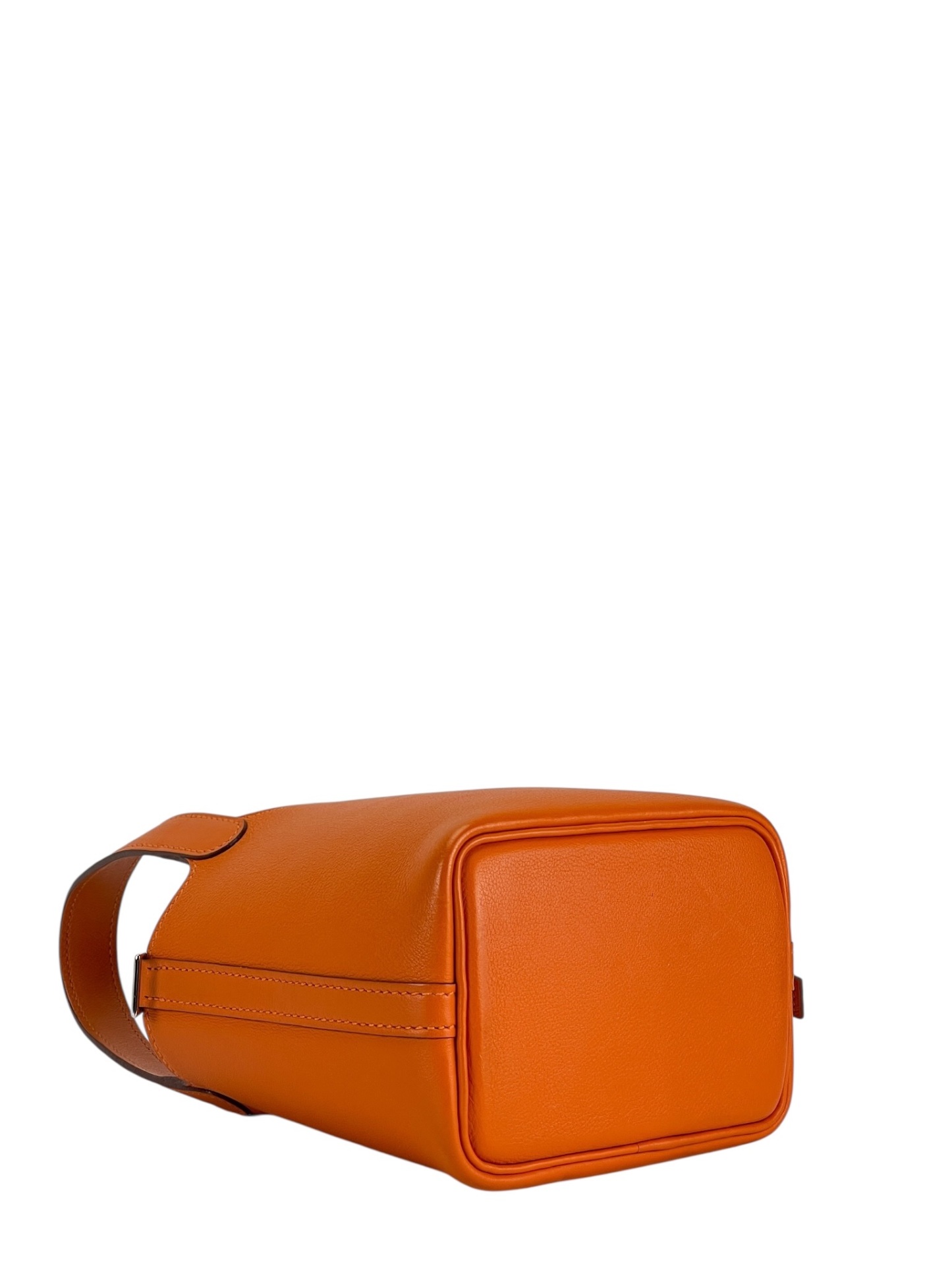 HERMES - Picotin 14 Orange Swift Gold Hardware