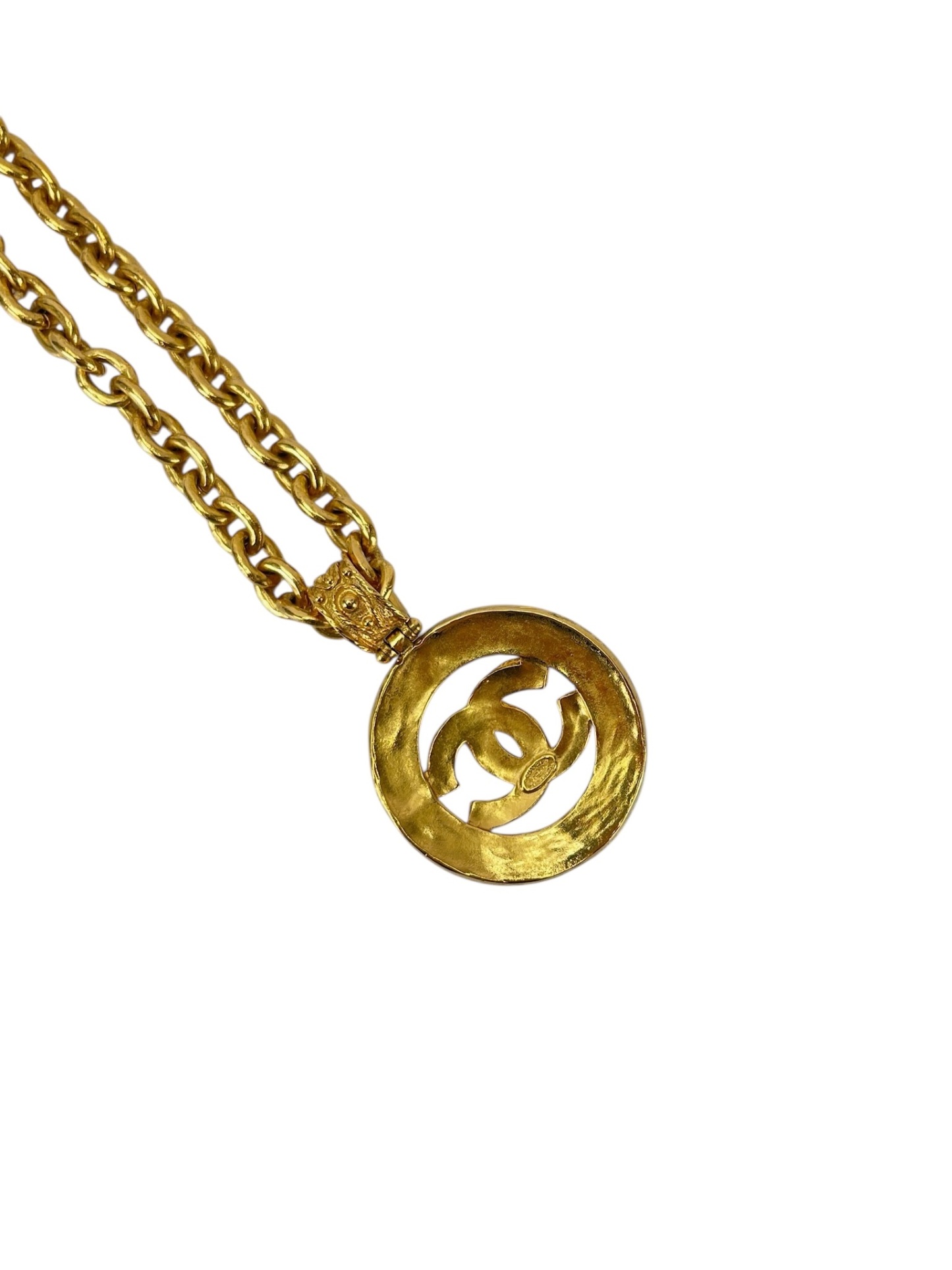 CHANEL - 94A Vintage Gripoix Cutout CC Necklace