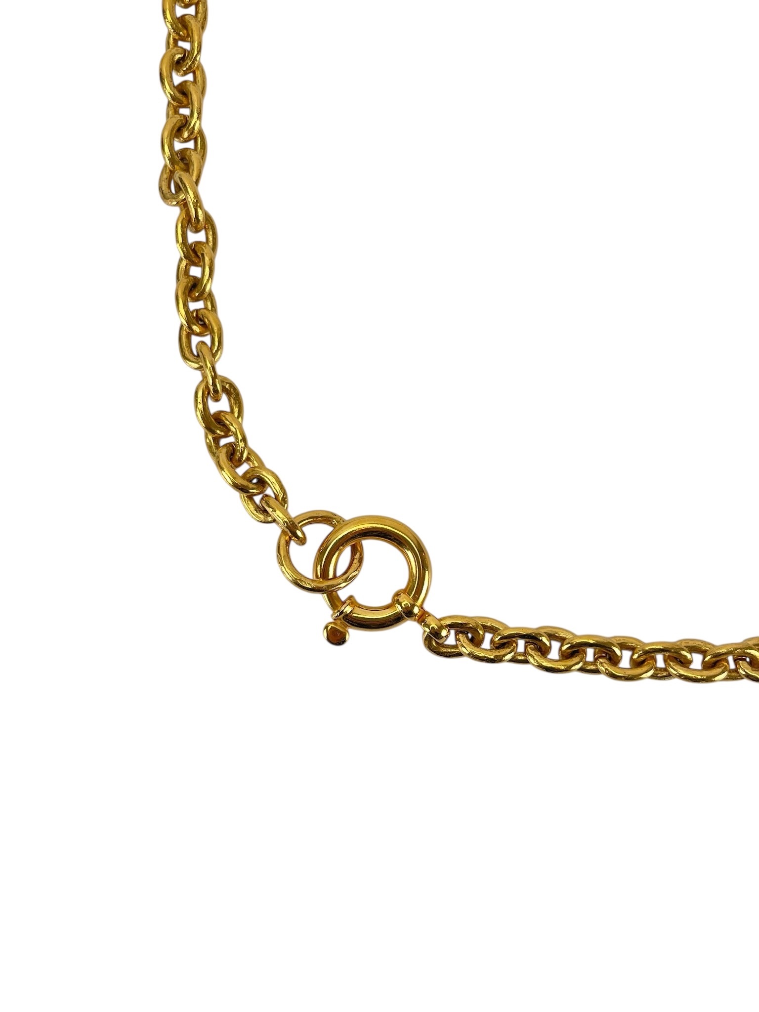 CHANEL - 94A Vintage Gripoix Cutout CC Necklace