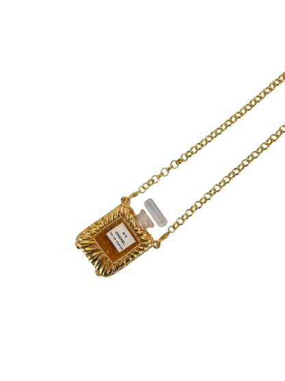 CHANEL - Gold Perfume Bottle Necklacee No5 
