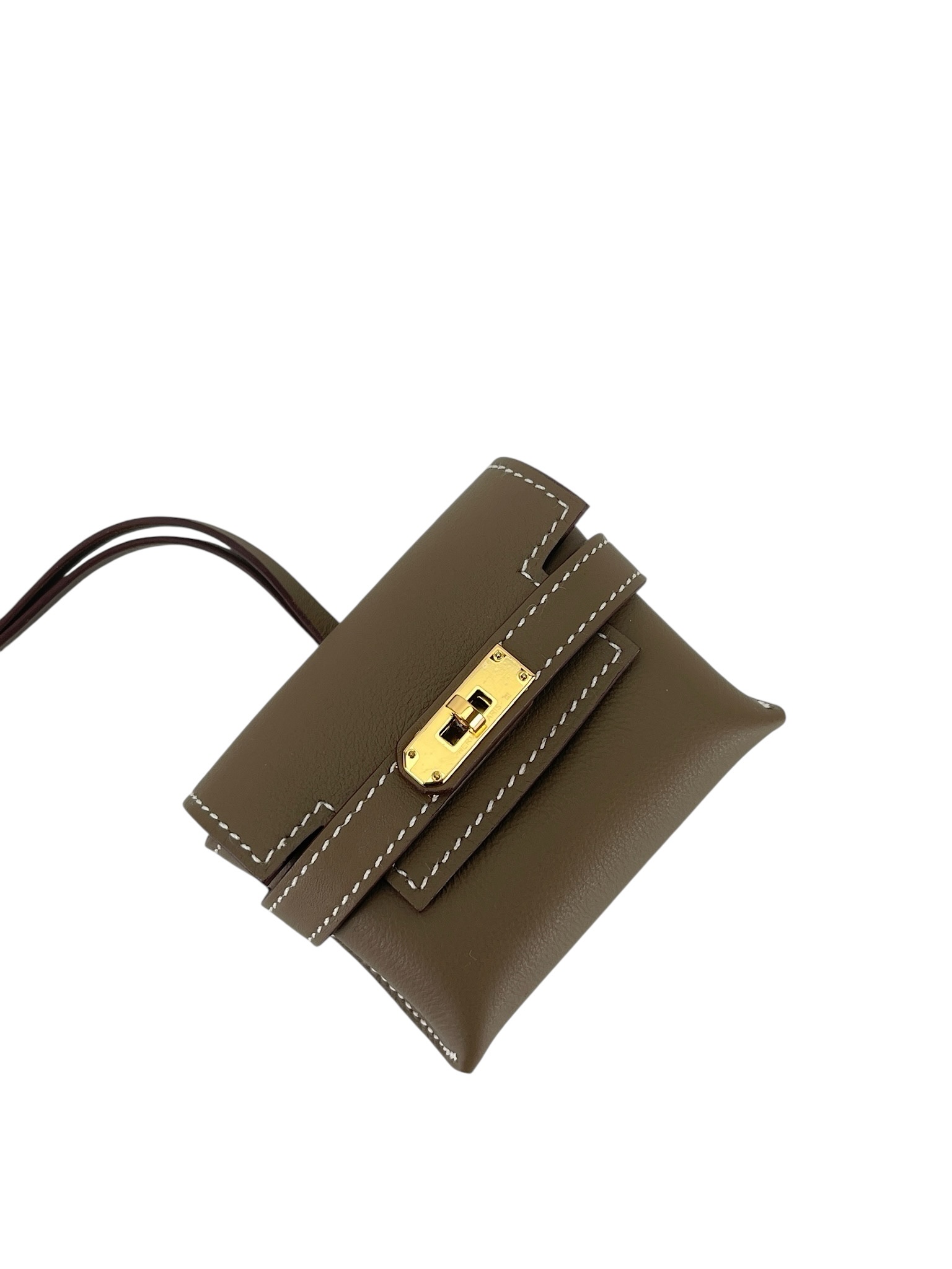 HERMES - Kelly Festival Etoupe Swift Bag Charm SHW K (2025)