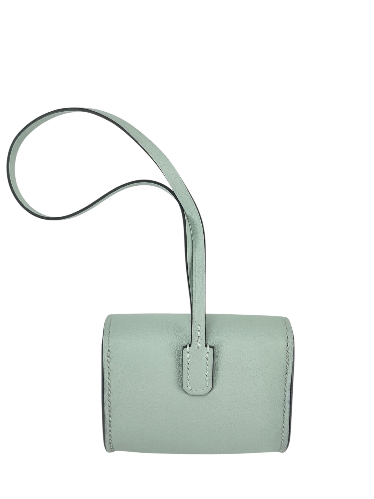 HERMES - Kelly Festival N3 Mint Green Swift Bag Charm SHW K (2025)