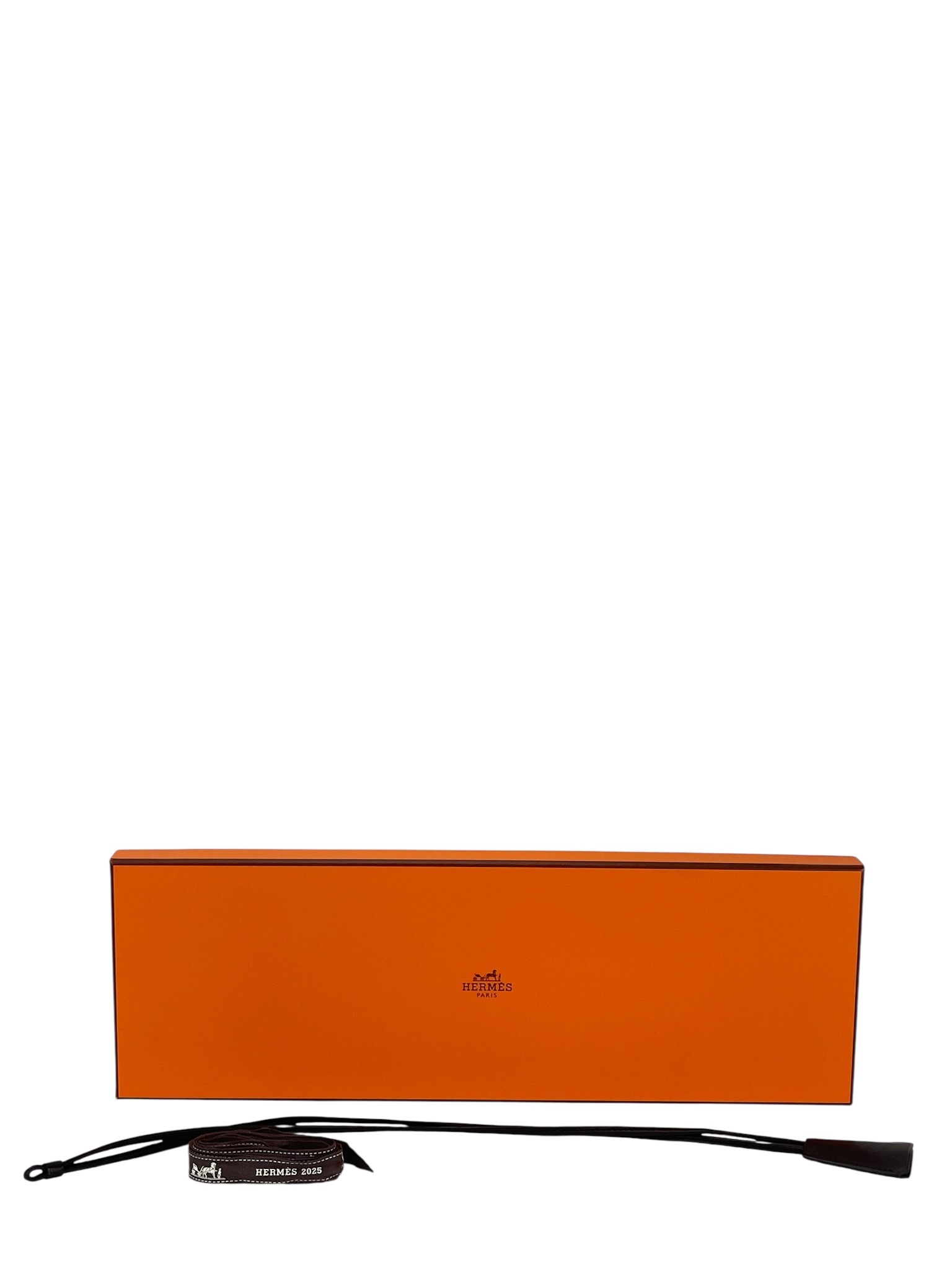 HERMES - Black Swift Kelly Watch Neck Strap