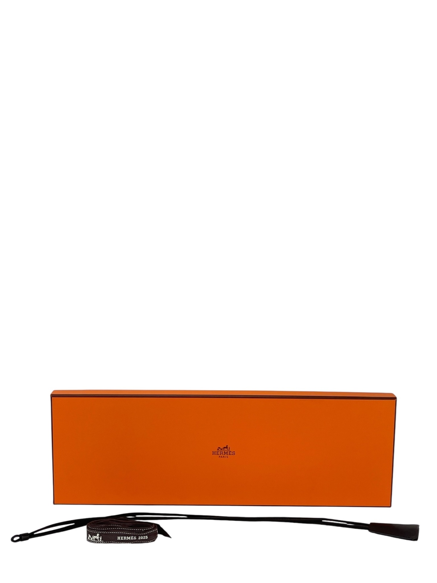 HERMES - Black Swift Kelly Watch Neck Strap