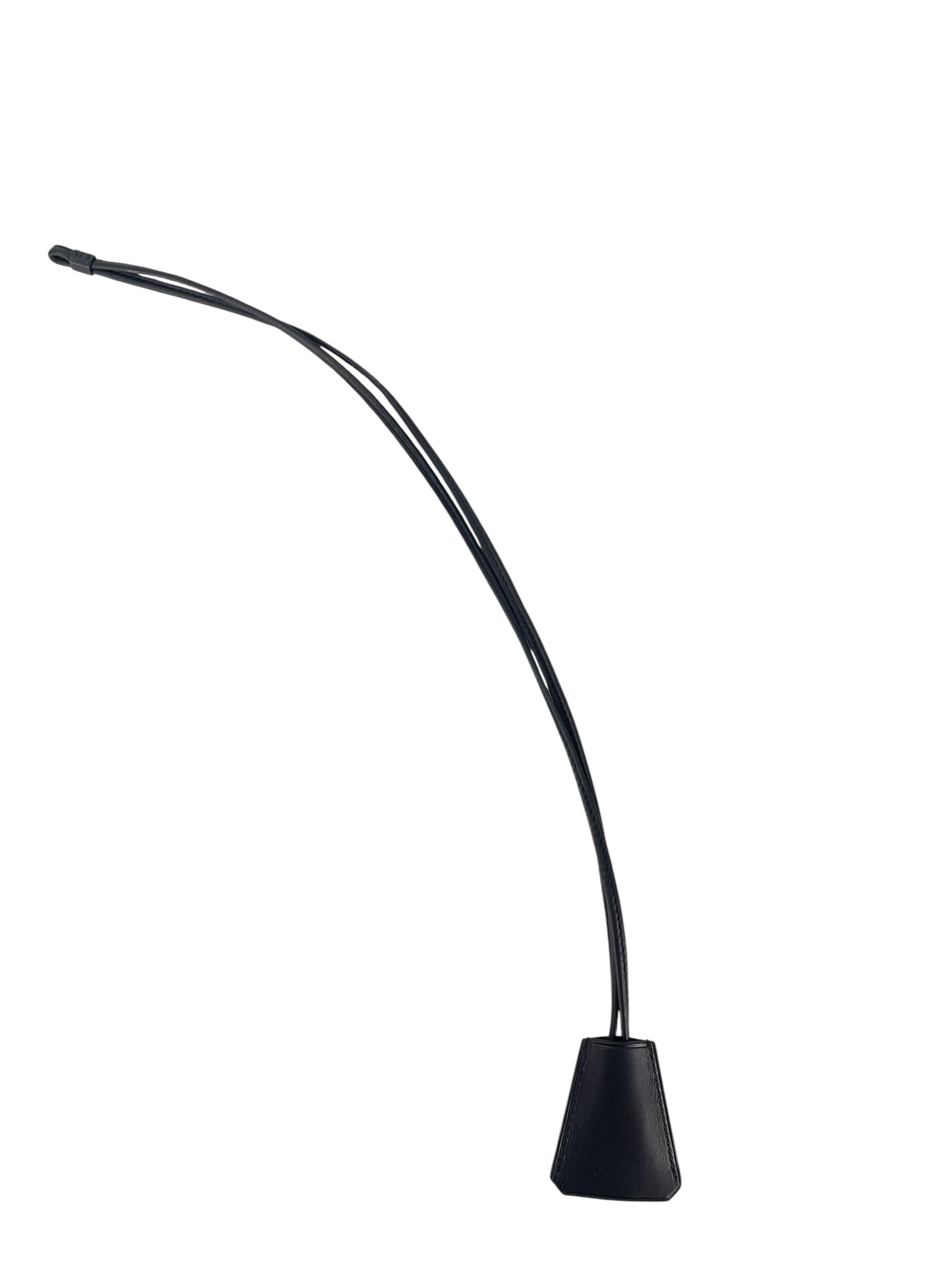 HERMES - Black Swift Kelly Watch Neck Strap