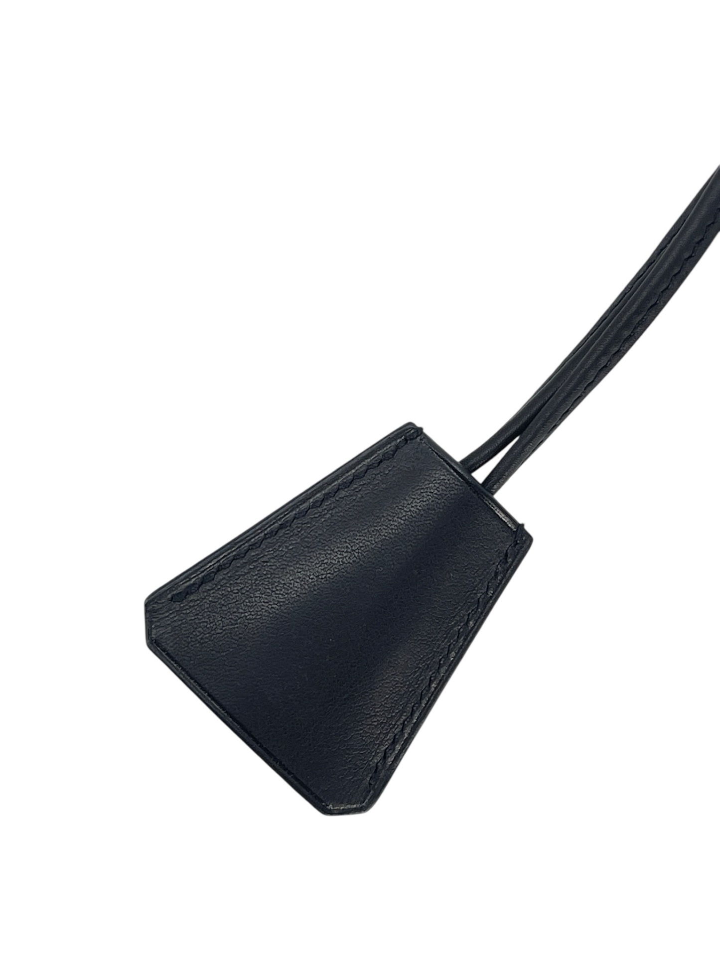 HERMES - Black Swift Kelly Watch Neck Strap