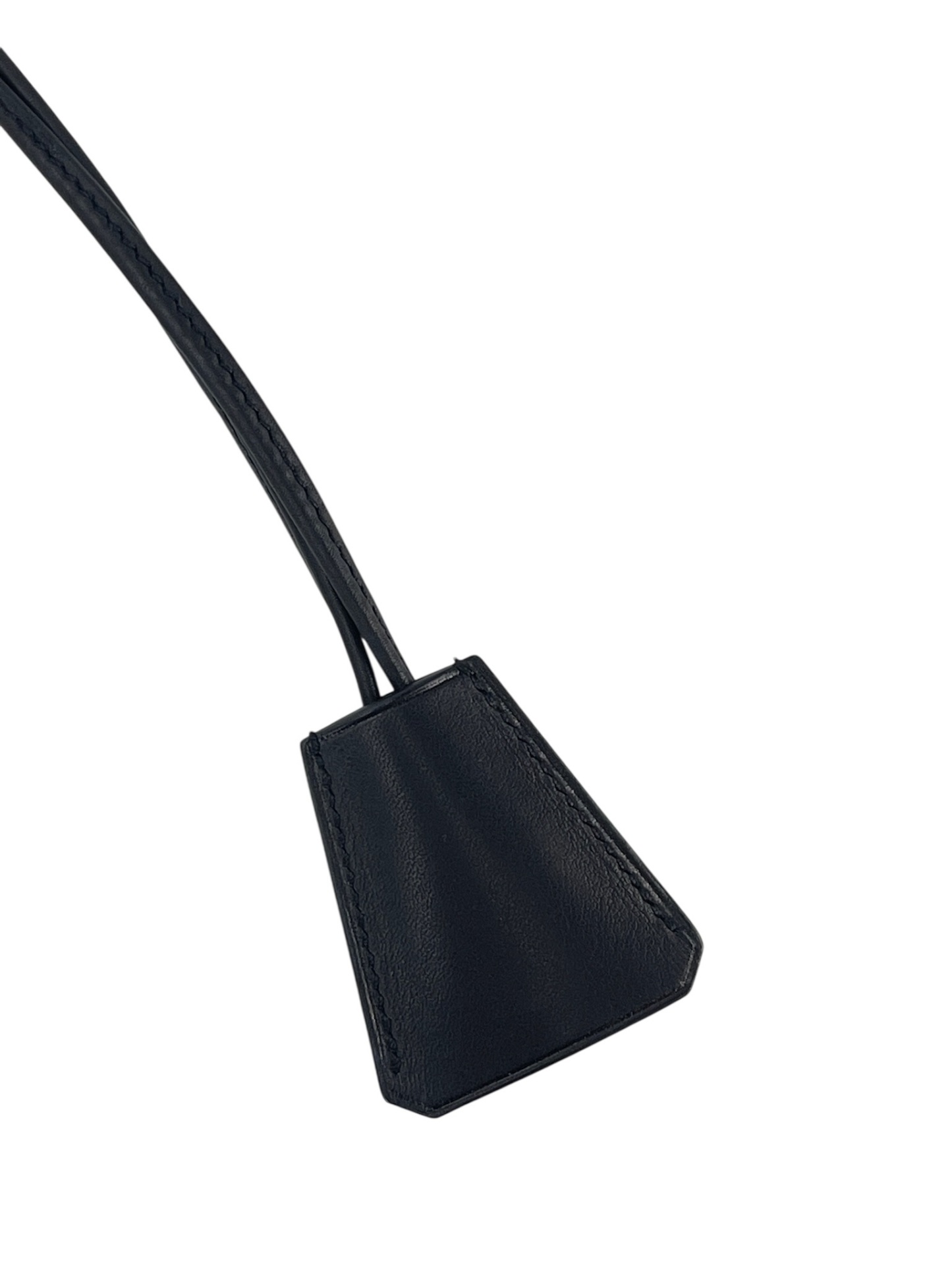 HERMES - Black Swift Kelly Watch Neck Strap