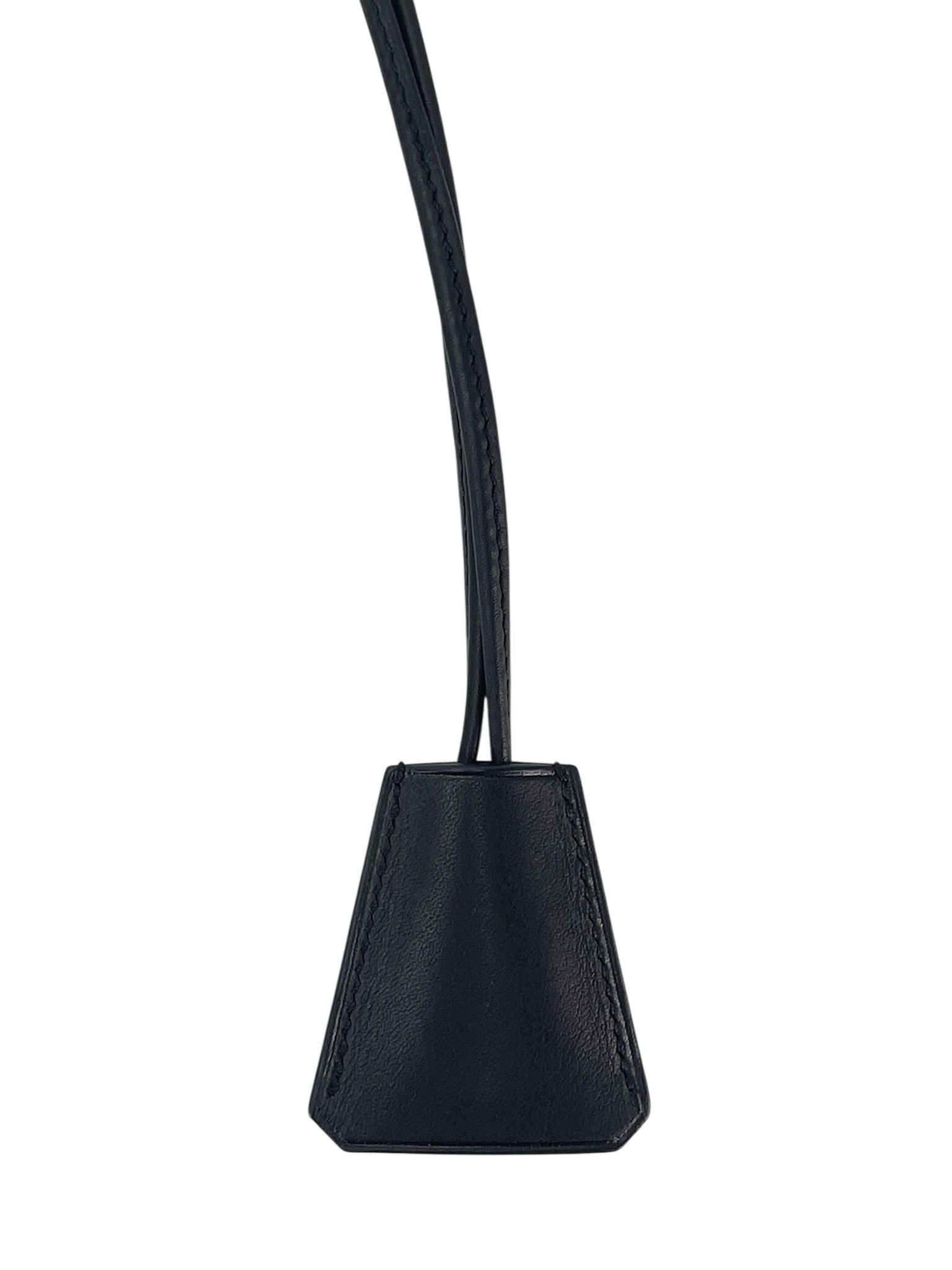 HERMES - Black Swift Kelly Watch Neck Strap