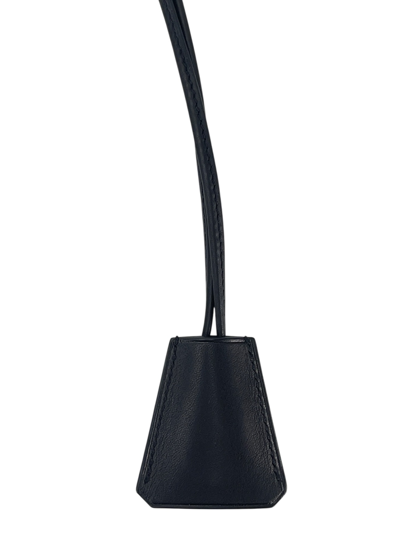 HERMES - Black Swift Kelly Watch Neck Strap