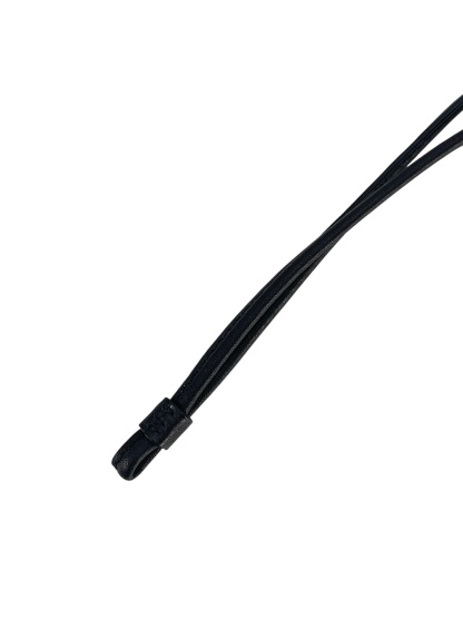 HERMES - Black Swift Kelly Watch Neck Strap