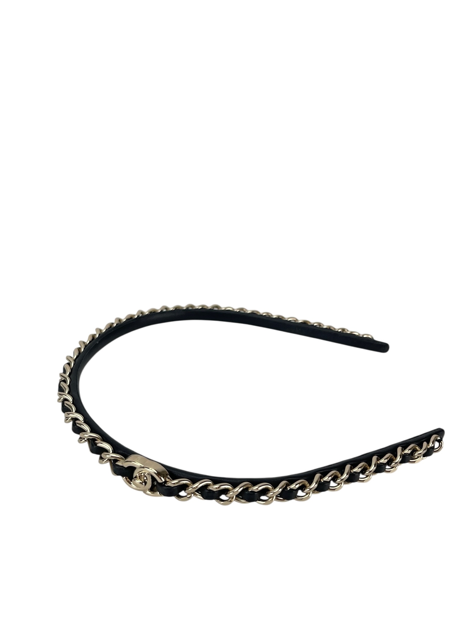 CHANEL - 21S Lambskin Chained Hairband