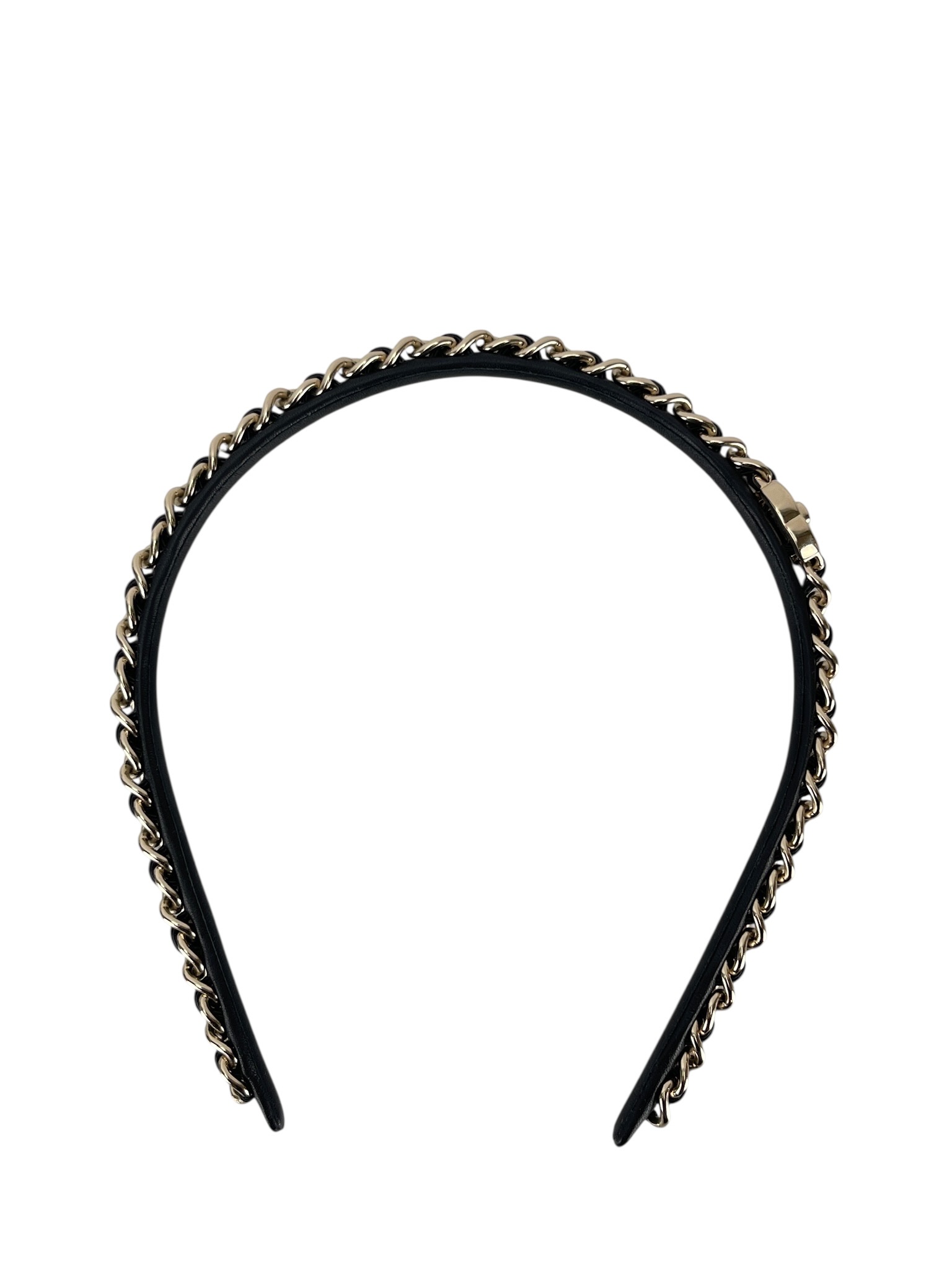 CHANEL - 21S Lambskin Chained Hairband