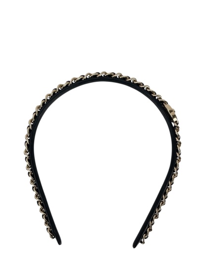 CHANEL - 21S Lambskin Chained Hairband