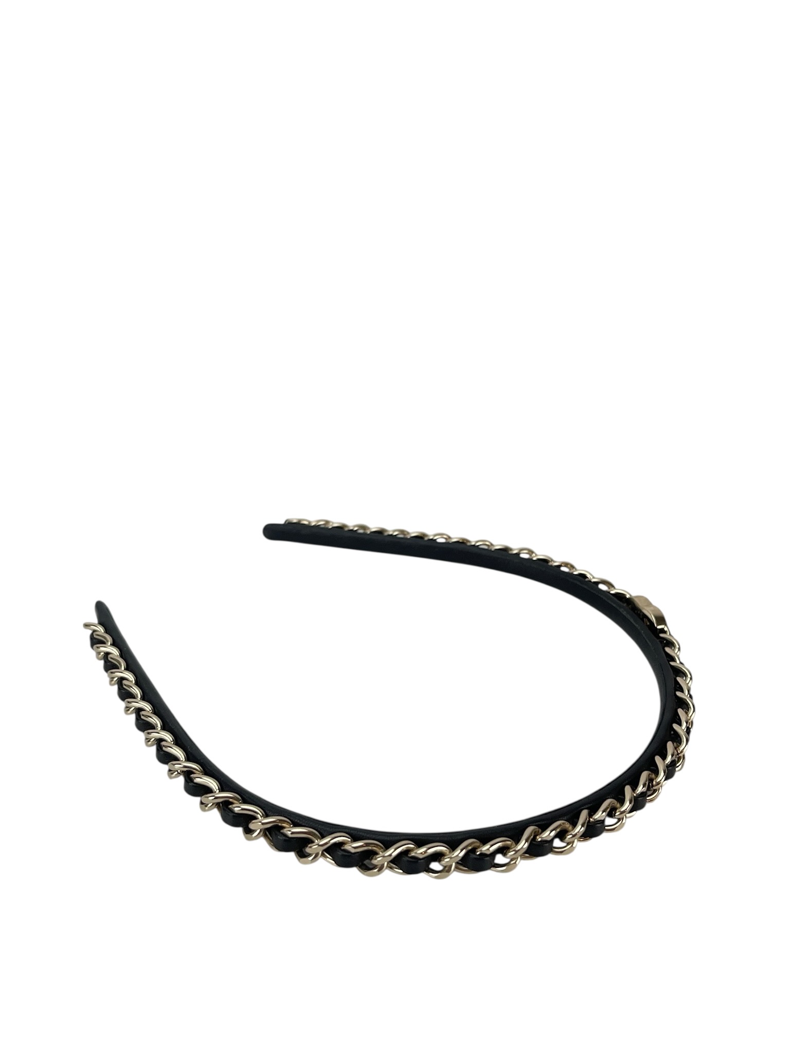 CHANEL - 21S Lambskin Chained Hairband