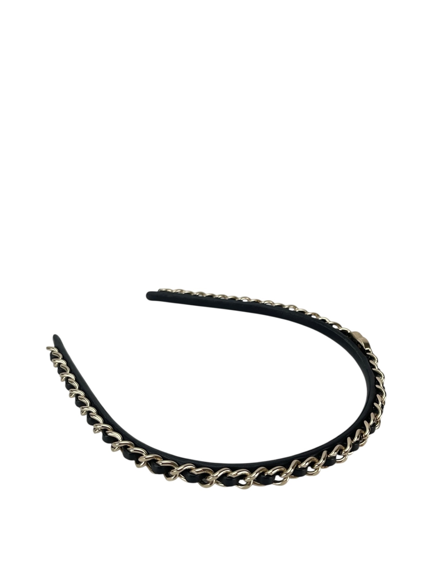 CHANEL - 21S Lambskin Chained Hairband
