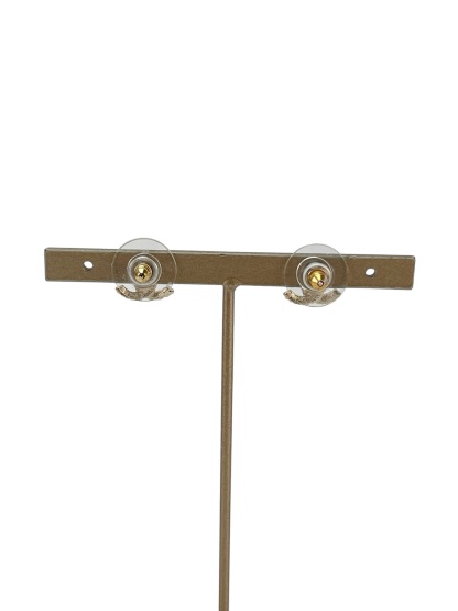 CHANEL - 19B Colored Rhinestone CC Earrings