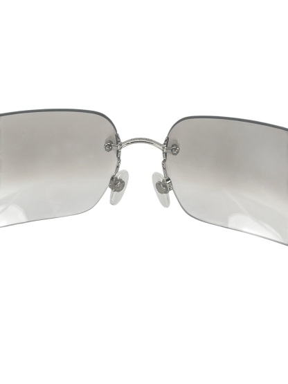 CHANEL - Grey CC Logo Sunglasses