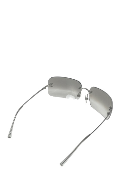 CHANEL - Grey CC Logo Sunglasses