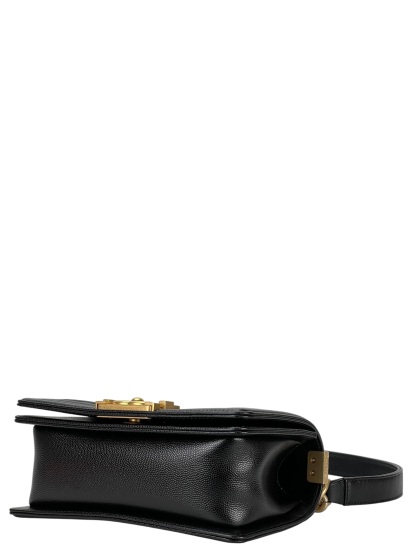 CHANEL - Small Boy Flap Bag Black Lambskin Gold Hardware