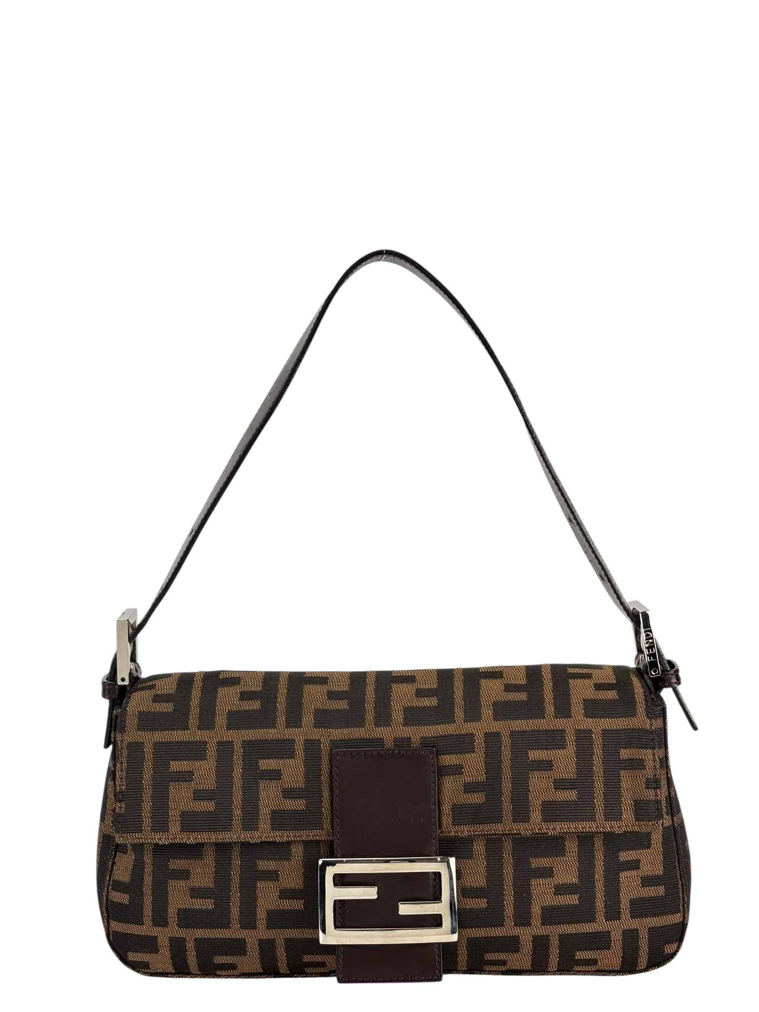 FENDI - Zucca Medium Mamma Baguette Bag Brown
