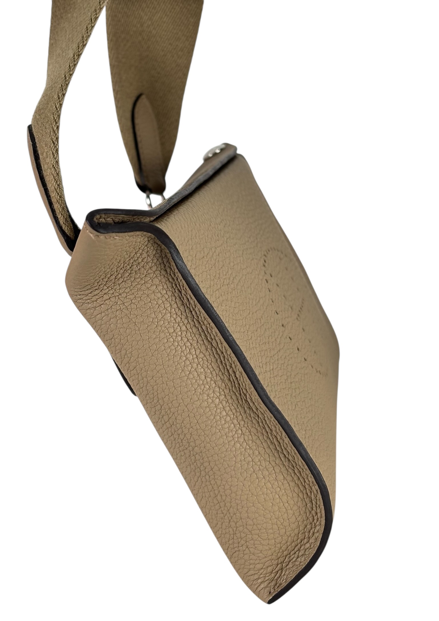 HERMES - S2 Trench TC Shoulder Bag Silver Hardware 