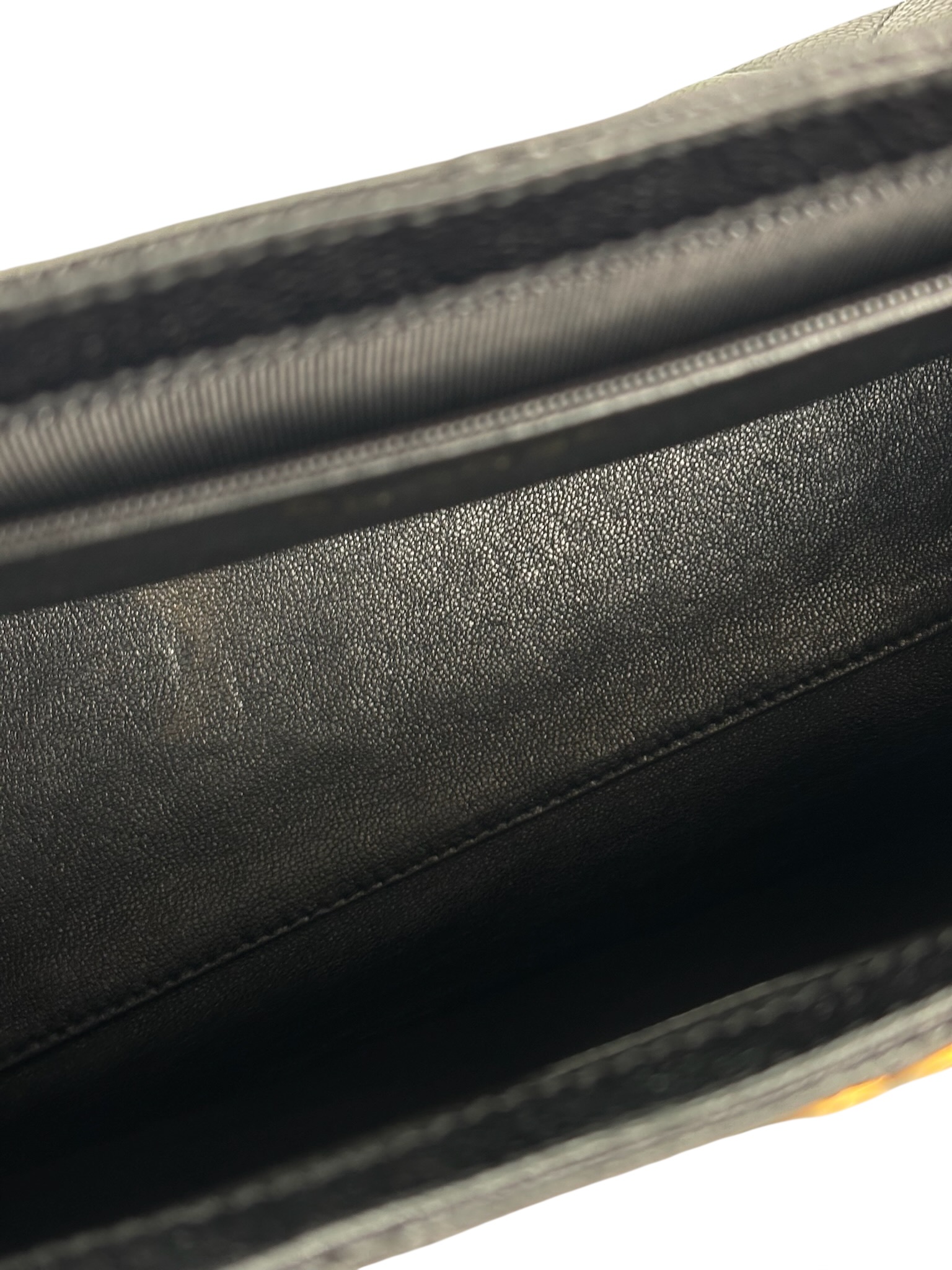 CHANEL - Black Caviar Wood Top Handle Bag