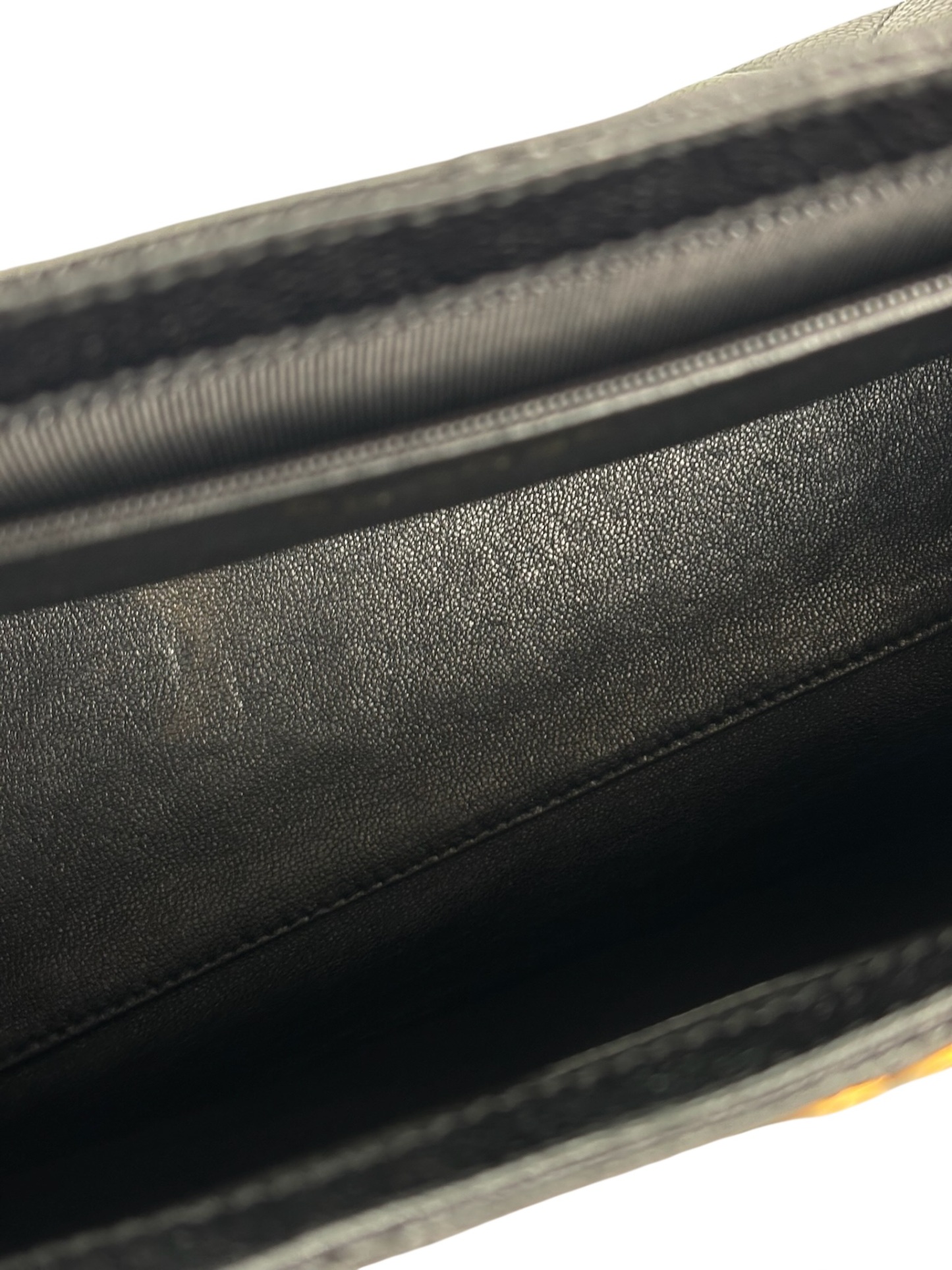 CHANEL - Black Caviar Wood Top Handle Bag