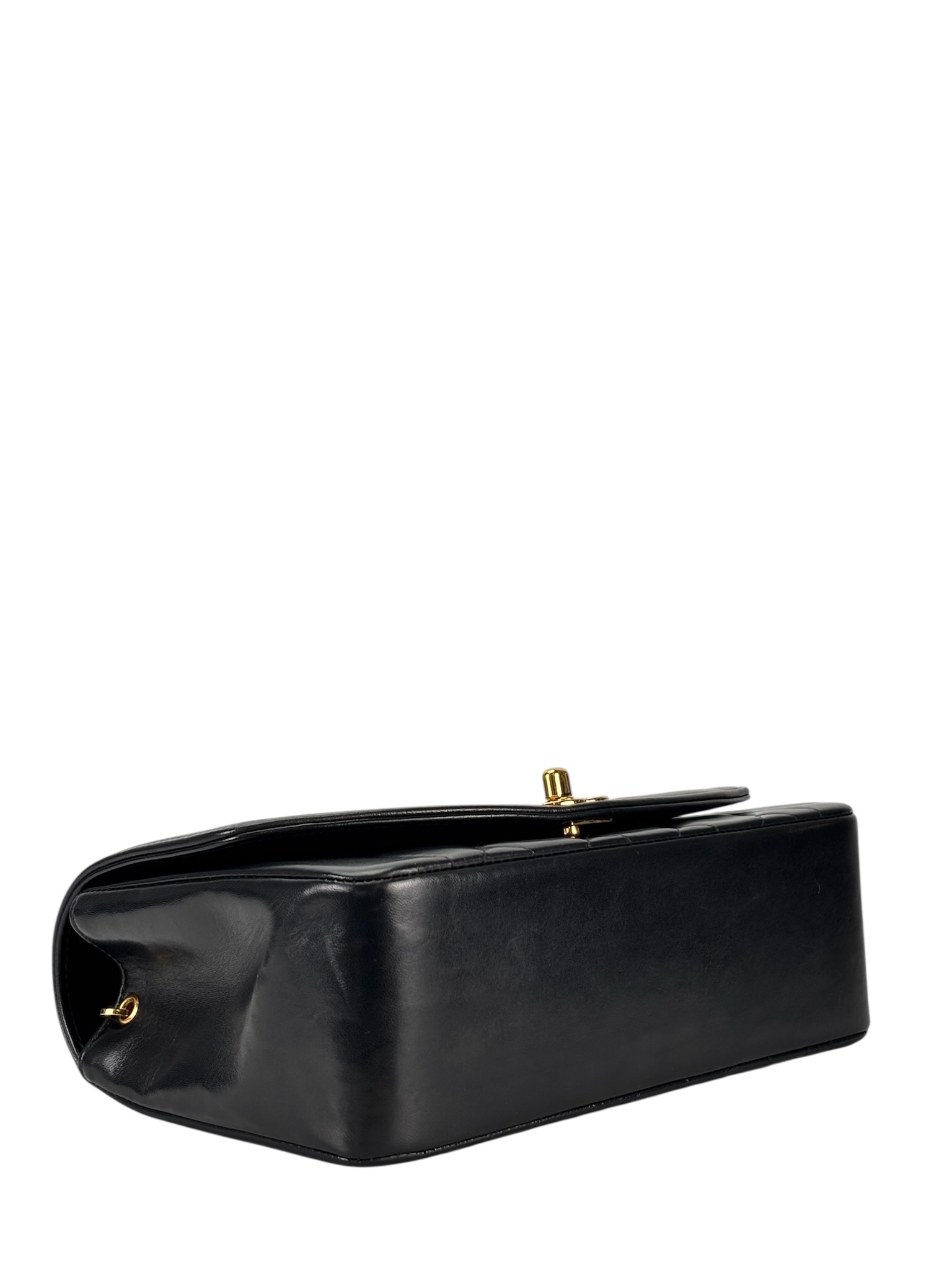 CHANEL - Black Lambskin Small Diana Shoulder Bag