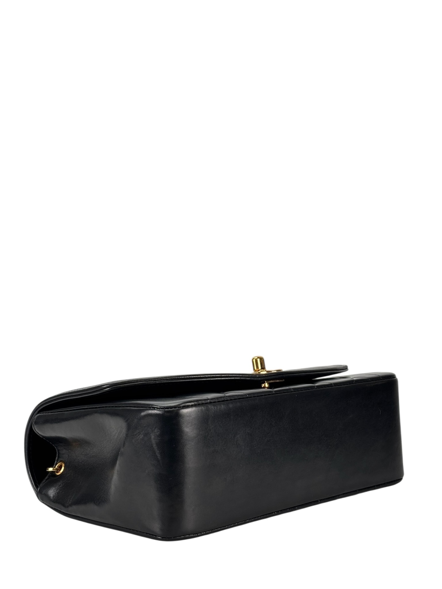 CHANEL - Black Lambskin Small Diana Shoulder Bag