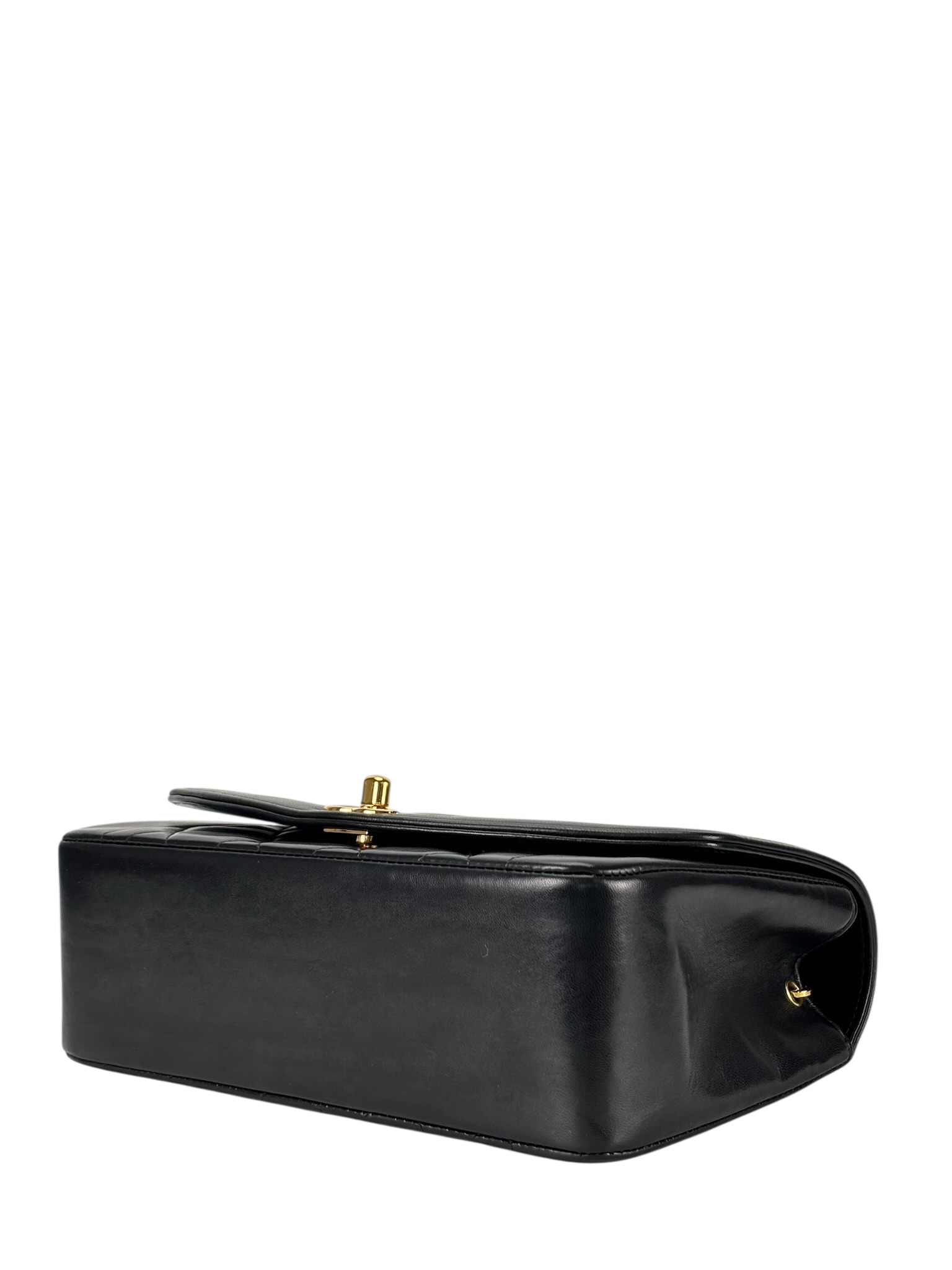 CHANEL - Black Lambskin Small Diana Shoulder Bag