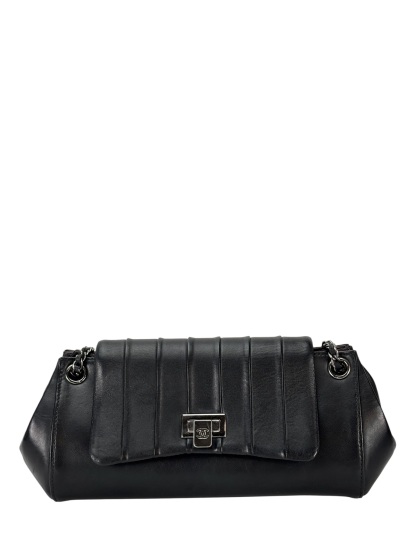 CHANEL Black Mademoiselle Ligne Flap Bag 