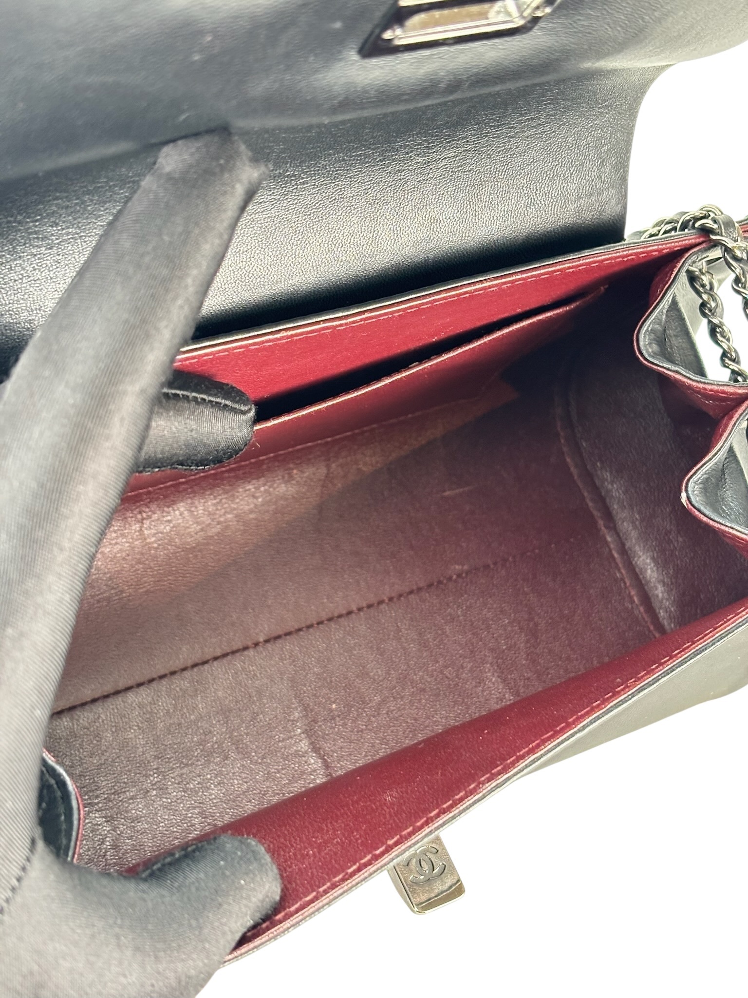 CHANEL Black Mademoiselle Ligne Flap Bag 