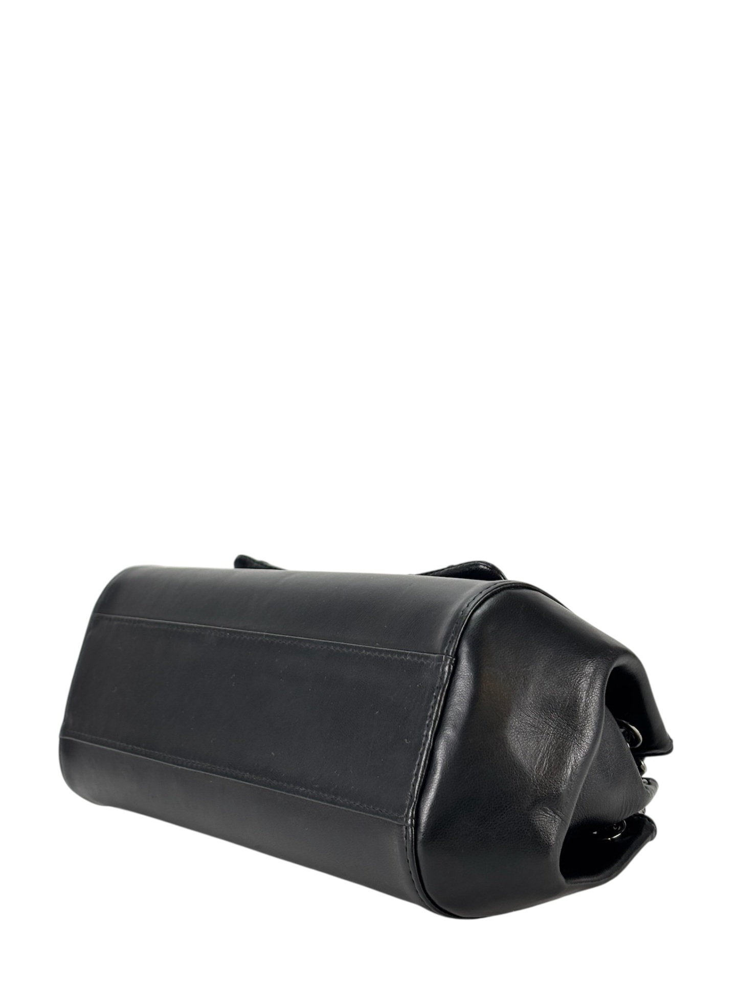 CHANEL Black Mademoiselle Ligne Flap Bag 