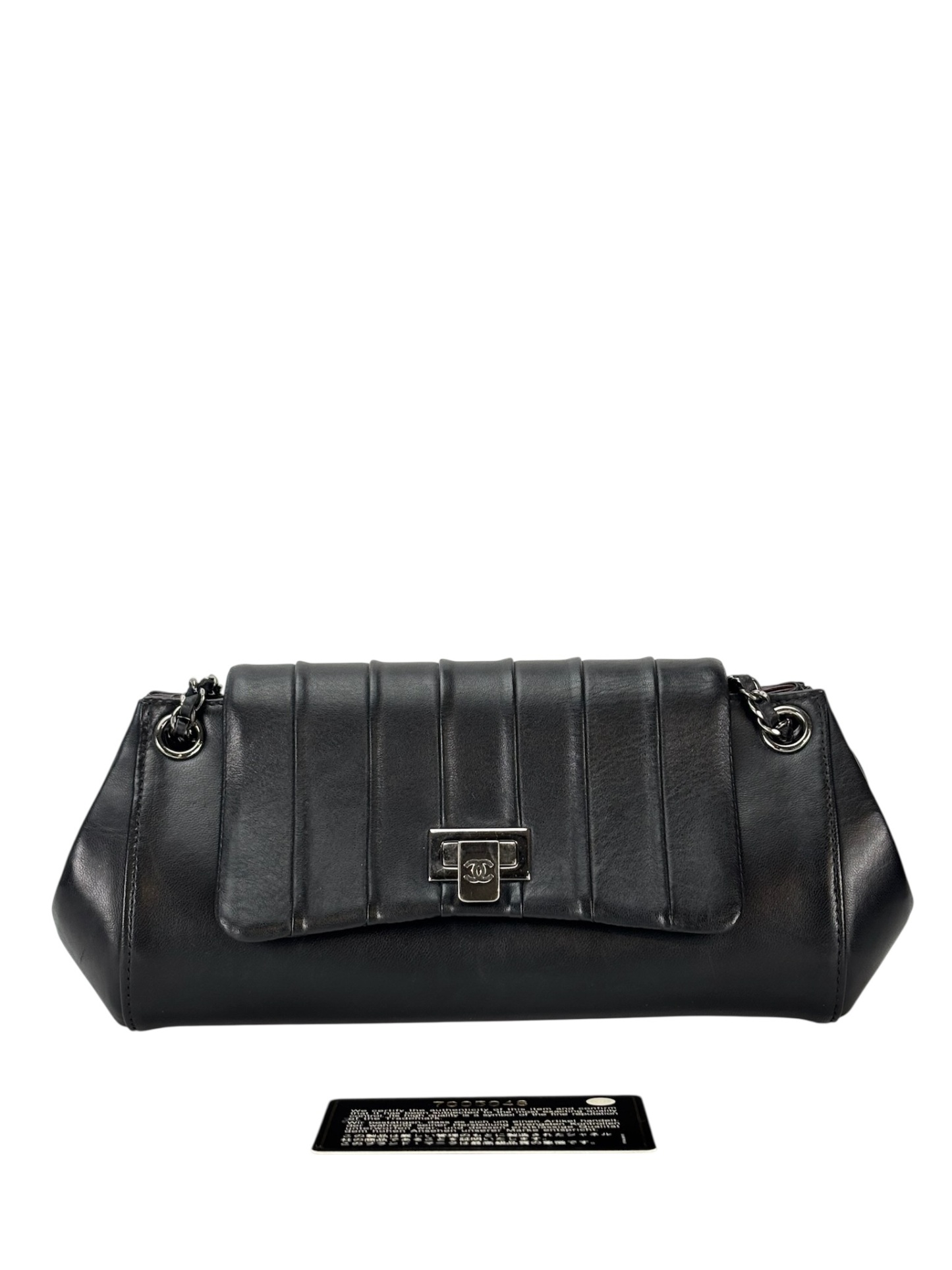 CHANEL Black Mademoiselle Ligne Flap Bag 