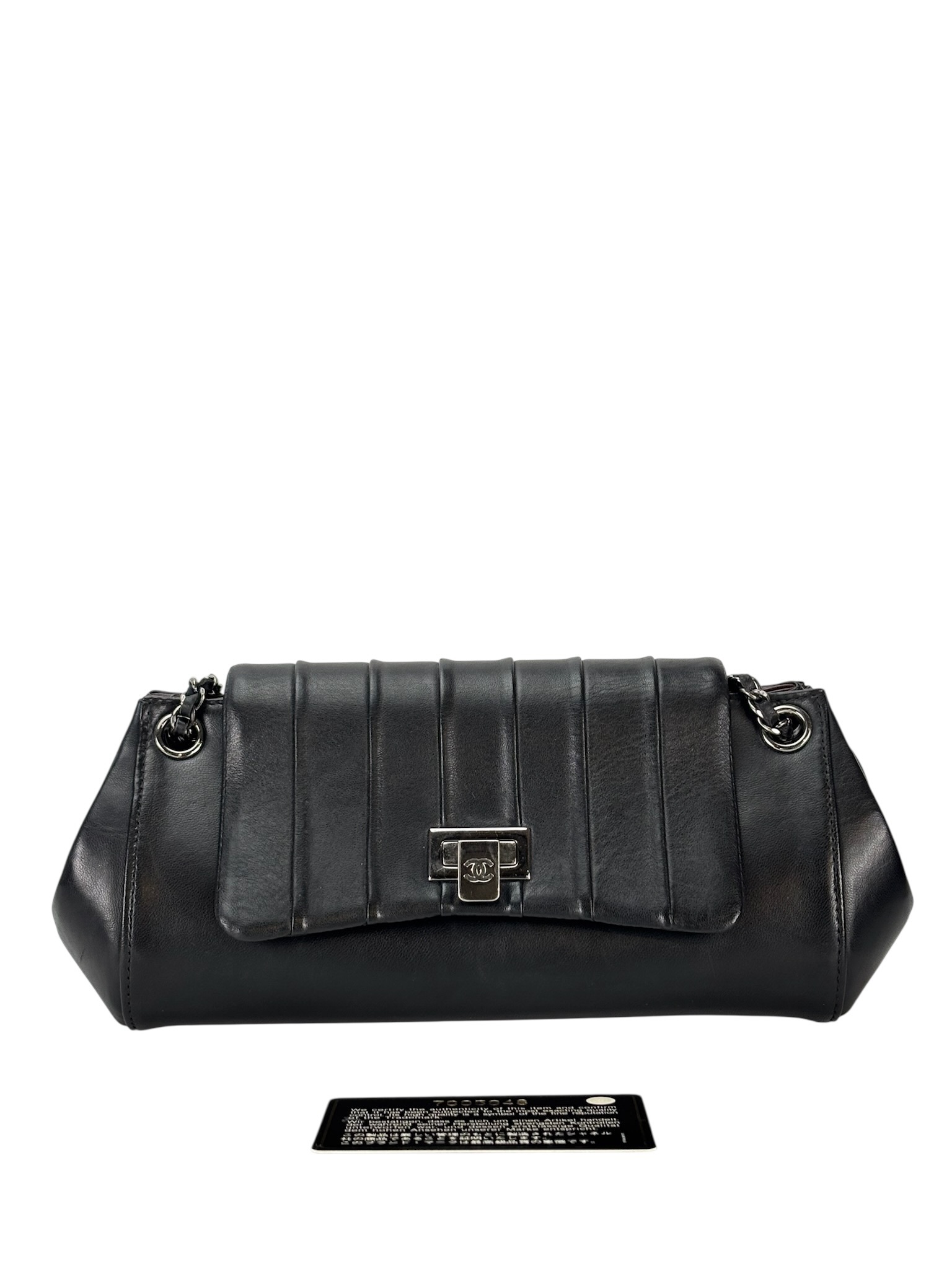 CHANEL Black Mademoiselle Ligne Flap Bag 