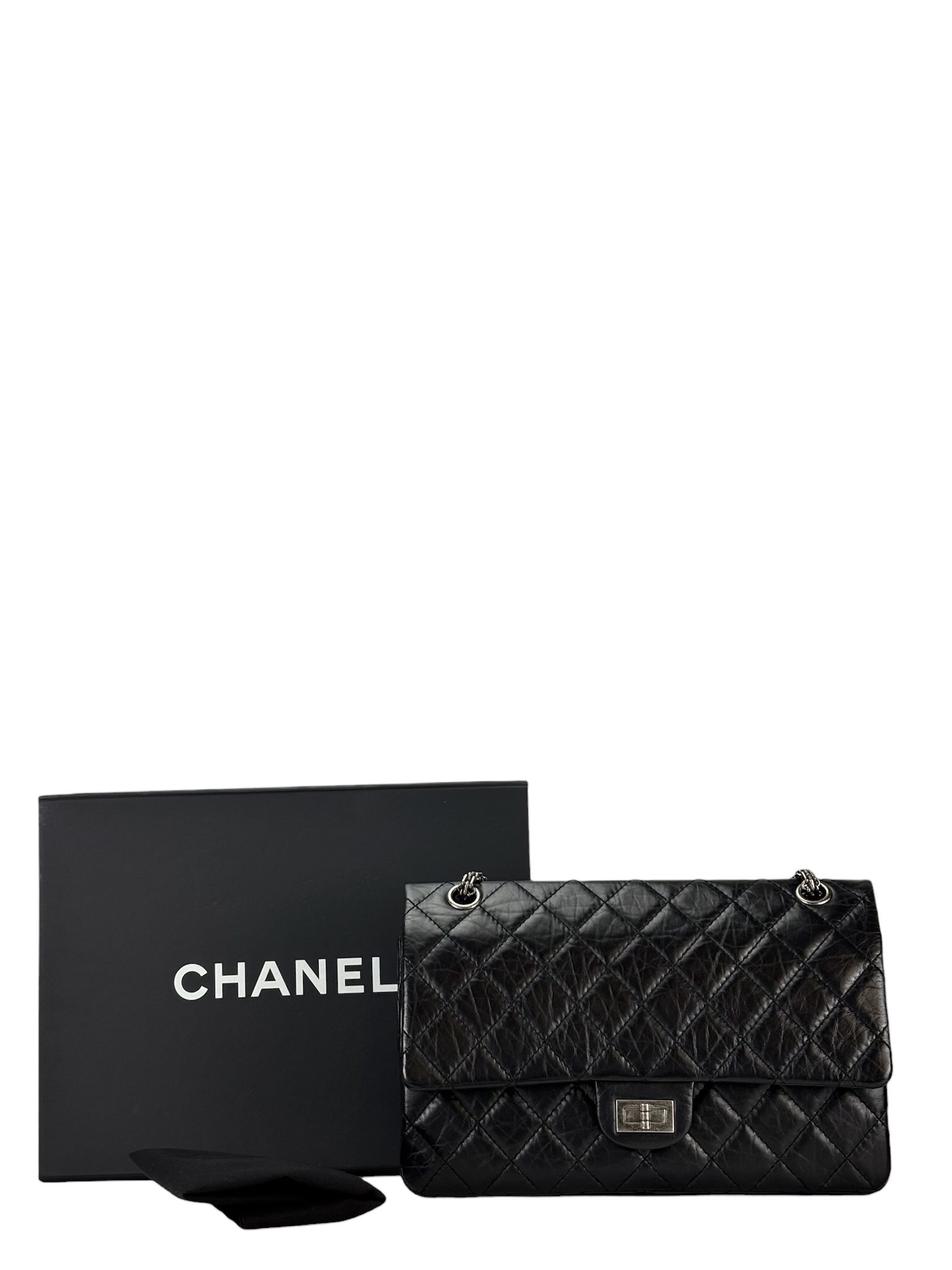 CHANEL - 2.55 Reissue Quilted Calfskin Leather Flap Bag 