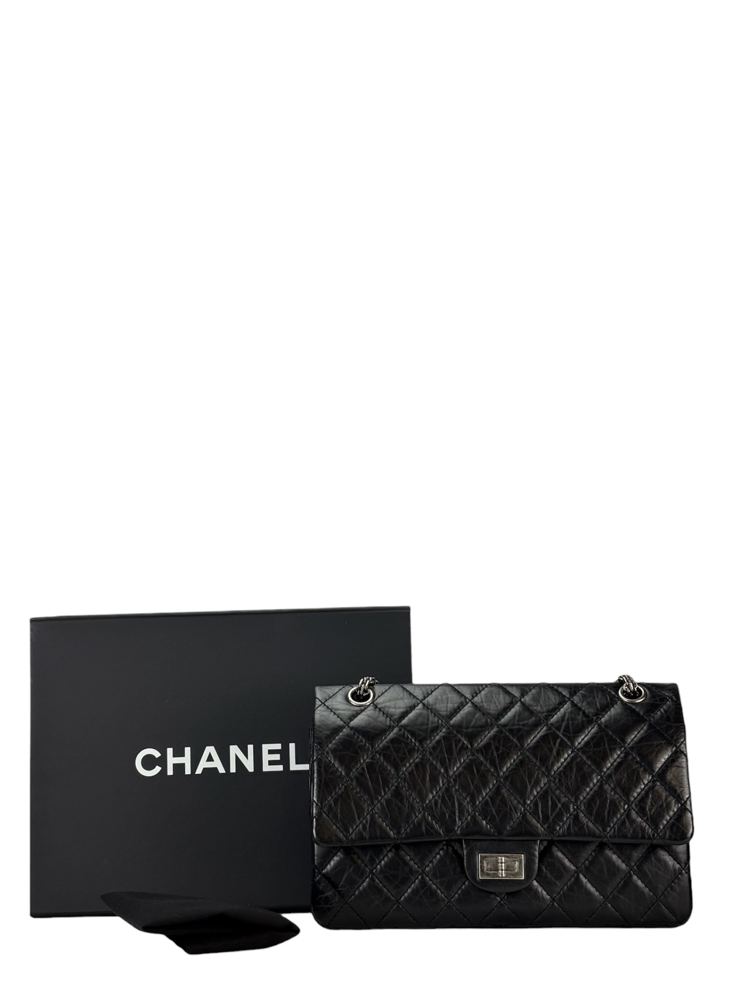 CHANEL - 2.55 Reissue Quilted Calfskin Leather Flap Bag 