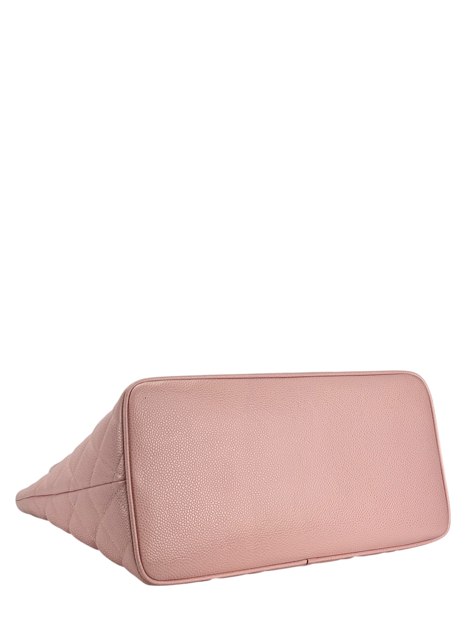 CHANEL - Pink Caviar Medallion Tote Handbag