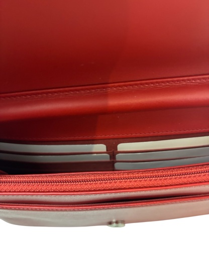 CHANEL - Medium Classic Double Flap Bag Orange Caviar Gold Hardware (CF25) 