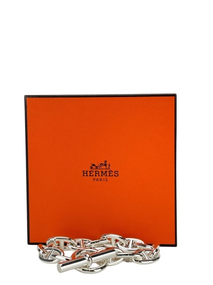 HERMES - Chaine d'ancre Bracelet  SILVER AG925