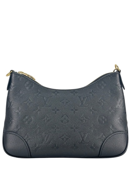 LOUIS VUITTON - Black Silk Satin Mini Boulogne Bag Monogram 