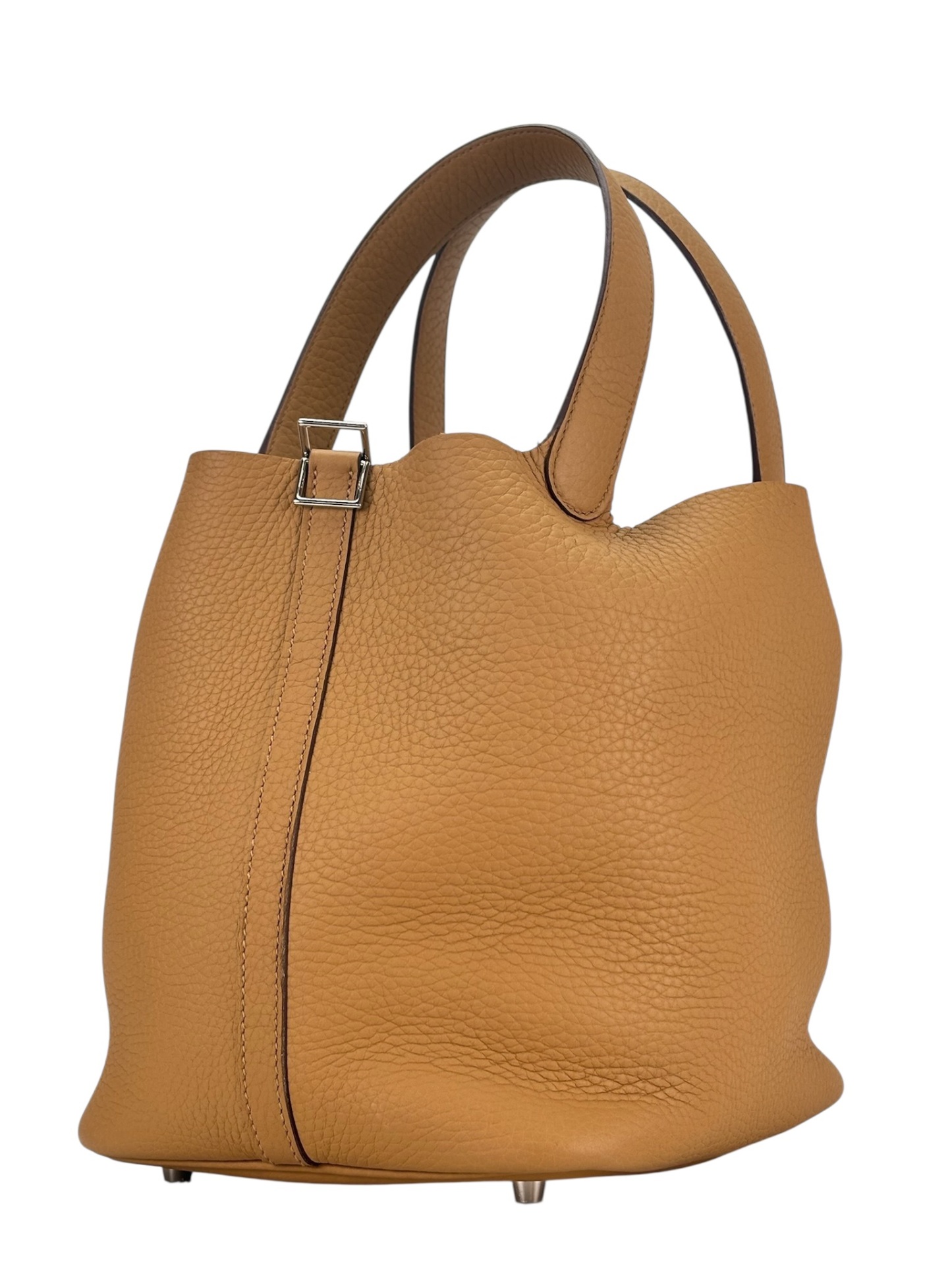 HERMES - Picotin PM Picotin 22 Biscuit TC Palladium Hardware