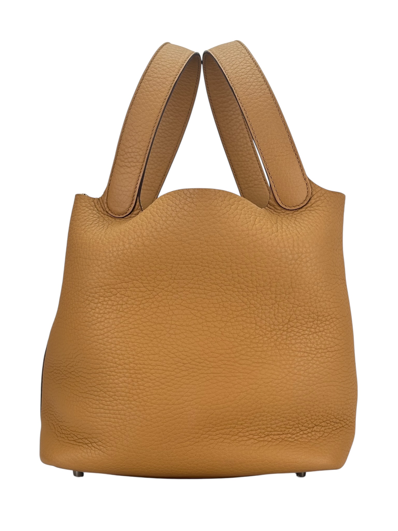 HERMES - Picotin PM Picotin 22 Biscuit TC Palladium Hardware