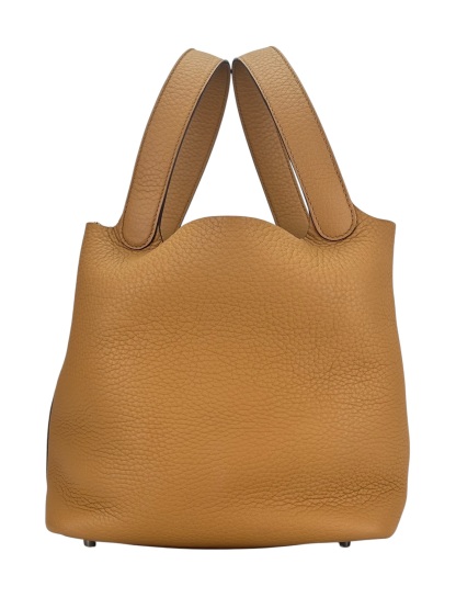 HERMES - Picotin PM Picotin 22 Biscuit TC Palladium Hardware