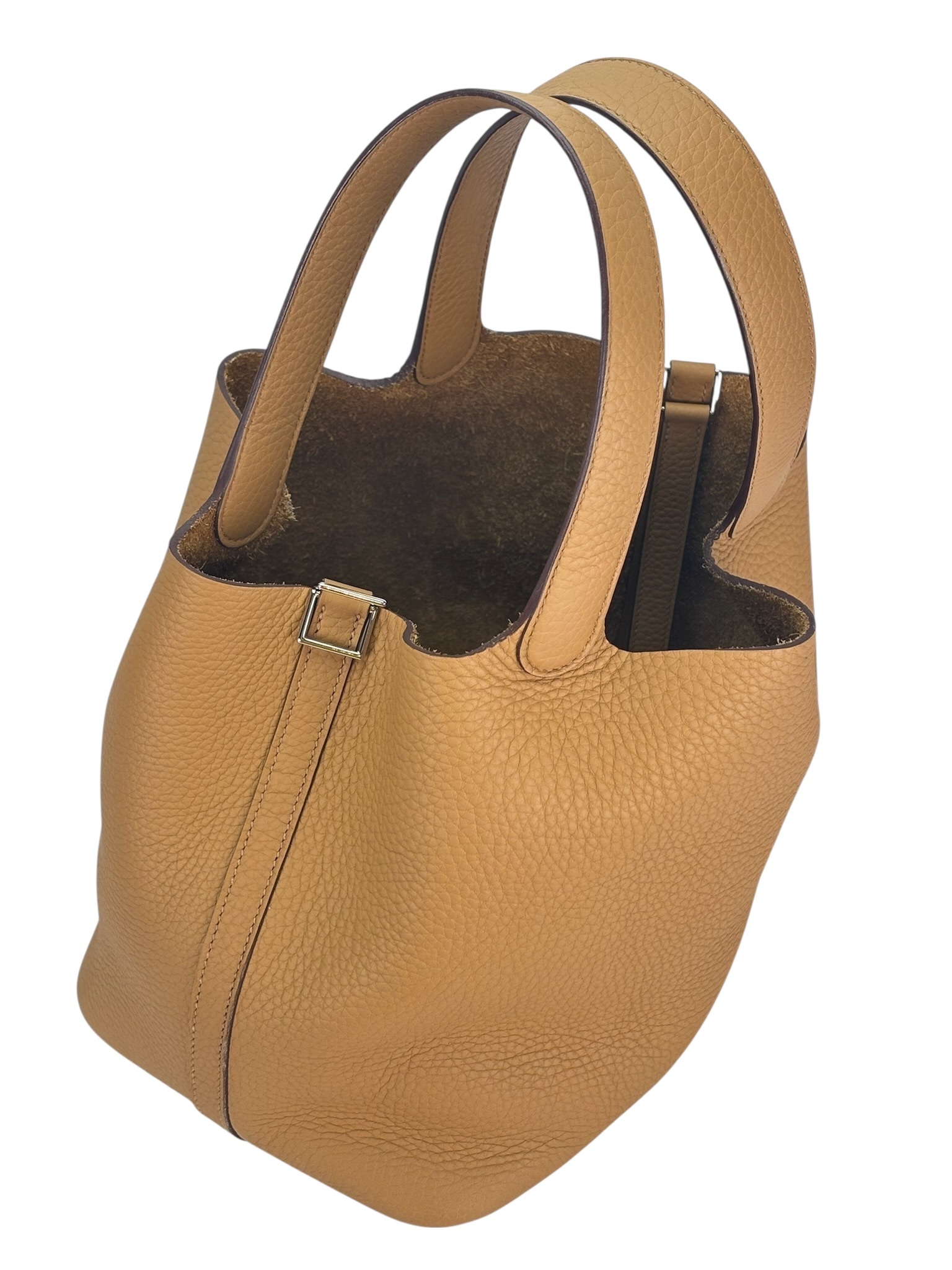 HERMES - Picotin PM Picotin 22 Biscuit TC Palladium Hardware