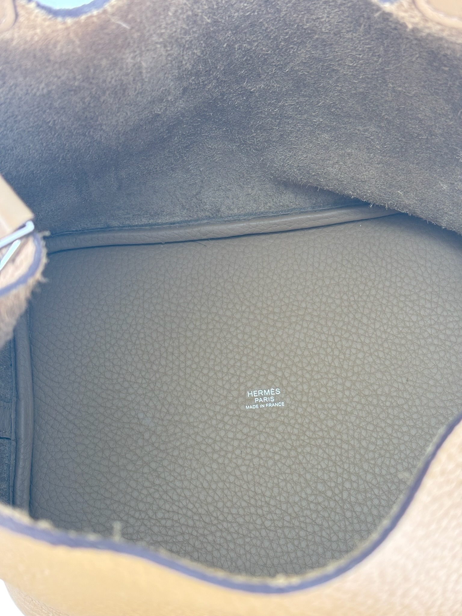 HERMES - Picotin PM Picotin 22 Biscuit TC Palladium Hardware