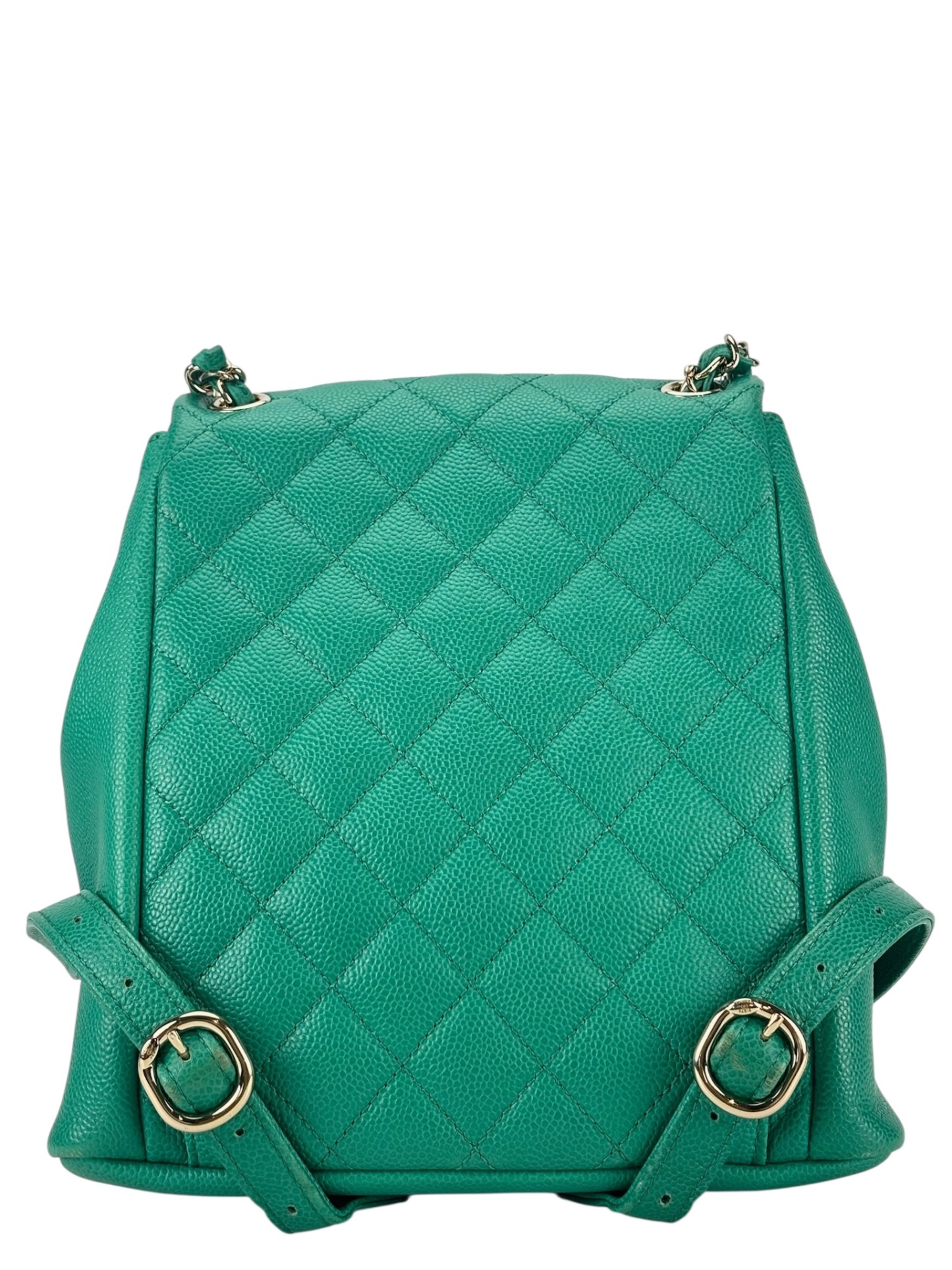 CHANEL - Green Caviar Duma Backpack